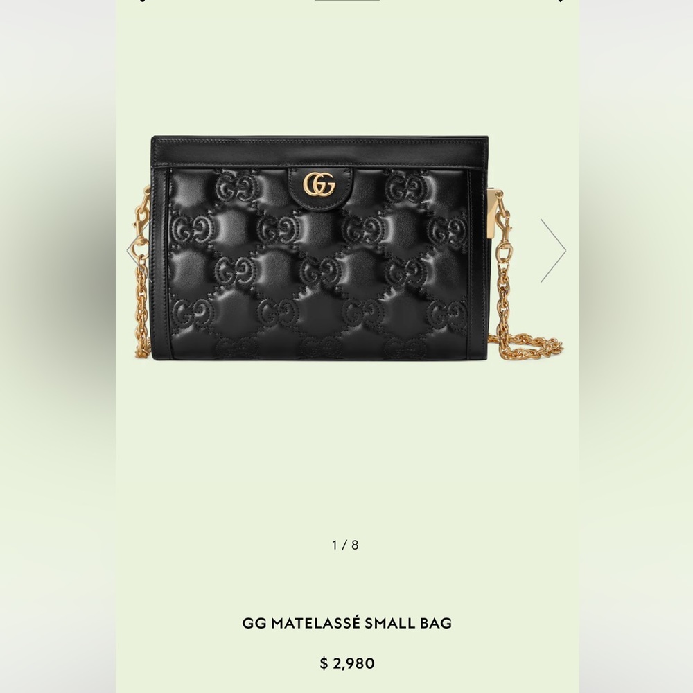 GUCCI GG MATELASSÉ SMALL BAG